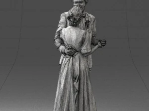 wedding couple 0430-2 3D Model