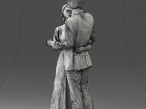 wedding couple 0430-2 3D Model