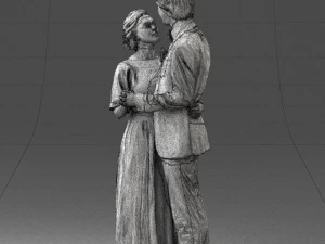 wedding couple 0430-2 3D Model