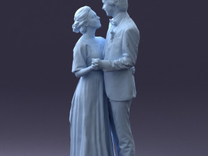 wedding couple 0430-2 3d print ready 3D Print Model