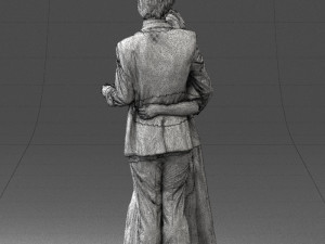 wedding couple 0430-2 3d print ready 3D Print Model