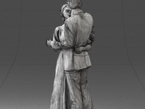 wedding couple 0430-2 3d print ready 3D Print Model