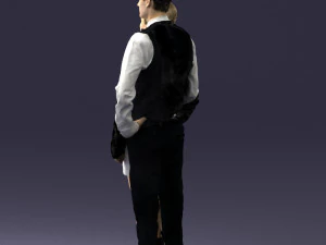 young stylish couple 0921-3 3D Model