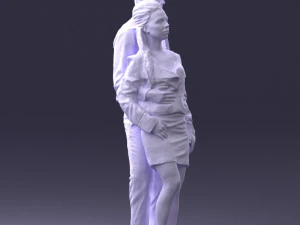 young stylish couple 0921-3 3D Model
