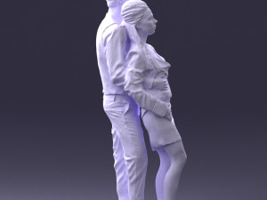young stylish couple 0921-3 3D Модель