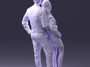 young stylish couple 0921-3 3D Модель
