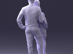 young stylish couple 0921-3 3D Модель