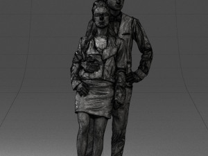 young stylish couple 0921-3 3D Модель