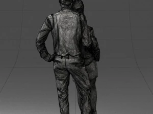 young stylish couple 0921-3 3D Model