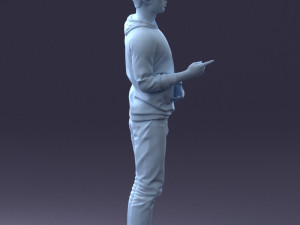 man in pose 1121-1 3D Model