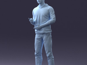 man in pose 1121-1 3D Model