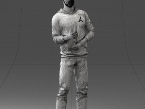 man in pose 1121-1 3D Model
