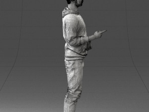 man in pose 1121-1 3D Model