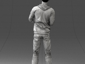 man in pose 1121-1 3D Model