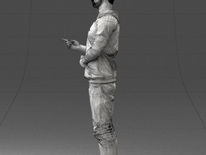 man in pose 1121-1 3D Model