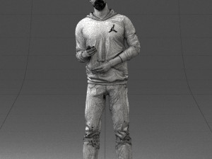 man in pose 1121-1 3D Model