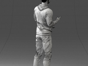 man in pose 1121-1 3d print ready 3D 打印模型