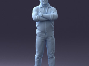 man with tattoo 1121-5 3d print ready 3D 打印模型