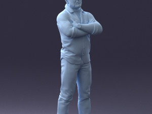 man with tattoo 1121-5 3d print ready 3D 打印模型