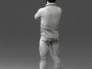 man with tattoo 1121-5 3d print ready 3D 打印模型