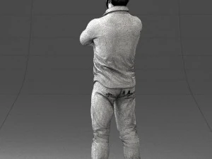 000210 Tattooed Man with Folded Arms 1121 3dp 3D Print Model