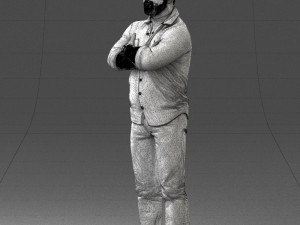 man with tattoo 1121-5 3d print ready 3D 打印模型