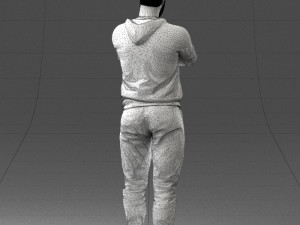 man in t-shirt 1121-10 3d print ready 3D Принт Модель