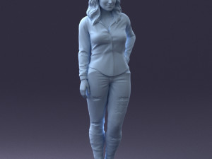 girl in jeans 1121-6 3D Model