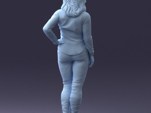 girl in jeans 1121-6 3D Model