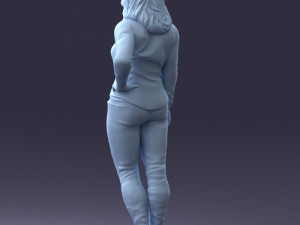 girl in jeans 1121-6 3D Model