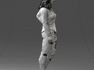 girl in jeans 1121-6 3D Model