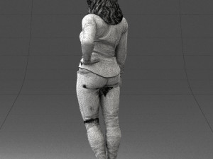 girl in jeans 1121-6 3D Model