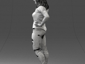 girl in jeans 1121-6 3D Model