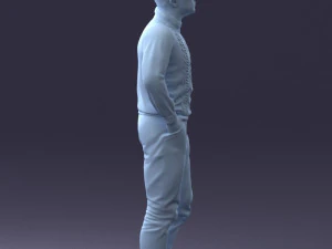 man in sweater 1121-12 3d print ready 3D Print Model