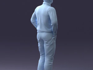 man in sweater 1121-12 3d print ready 3D Print Model