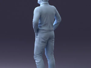 man in sweater 1121-12 3d print ready 3D Print Model