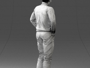 man in sweater 1121-12 3d print ready Model Cetak 3D