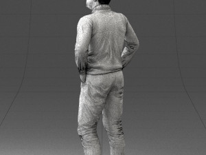 man in sweater 1121-12 3d print ready Model Cetak 3D