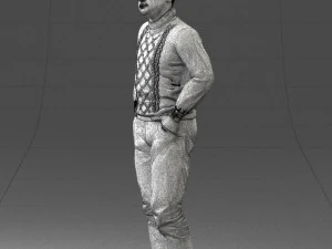 man in sweater 1121-12 3d print ready 3D Print Model