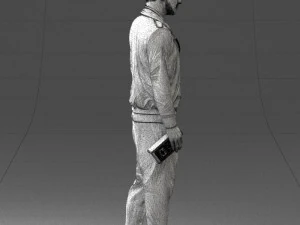 man with whiskey 1121-14 3D Model