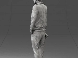 man with whiskey 1121-14 3D Model