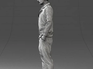 man with whiskey 1121-14 3D Model
