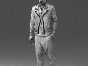 man with whiskey 1121-14 3D Model