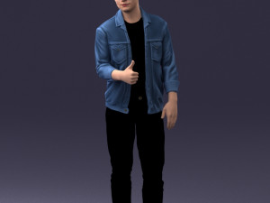 man in jacket 1121-15 Modèle 3D
