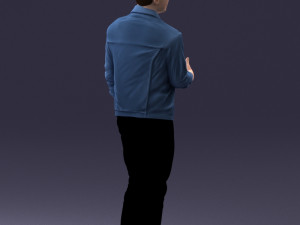 man in jacket 1121-15 3D 模型
