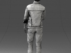man in jacket 1121-15 3D 模型