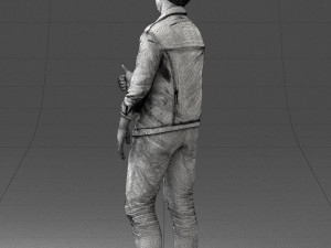 man in jacket 1121-15 3D 模型