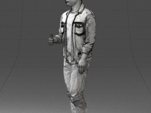 man in jacket 1121-15 3D 模型