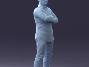 man in pink t-shirt 1121-20 3D Model