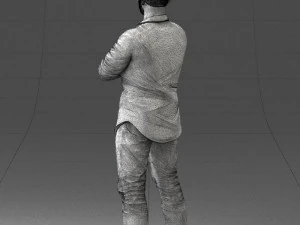 man in pink t-shirt 1121-20 3D Model